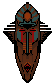 A carved ritual weapon